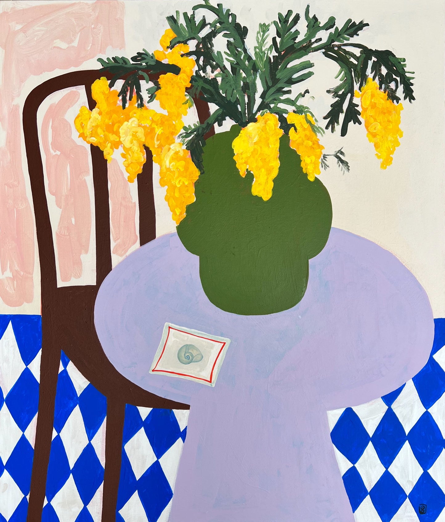 MIMOSAS original painting