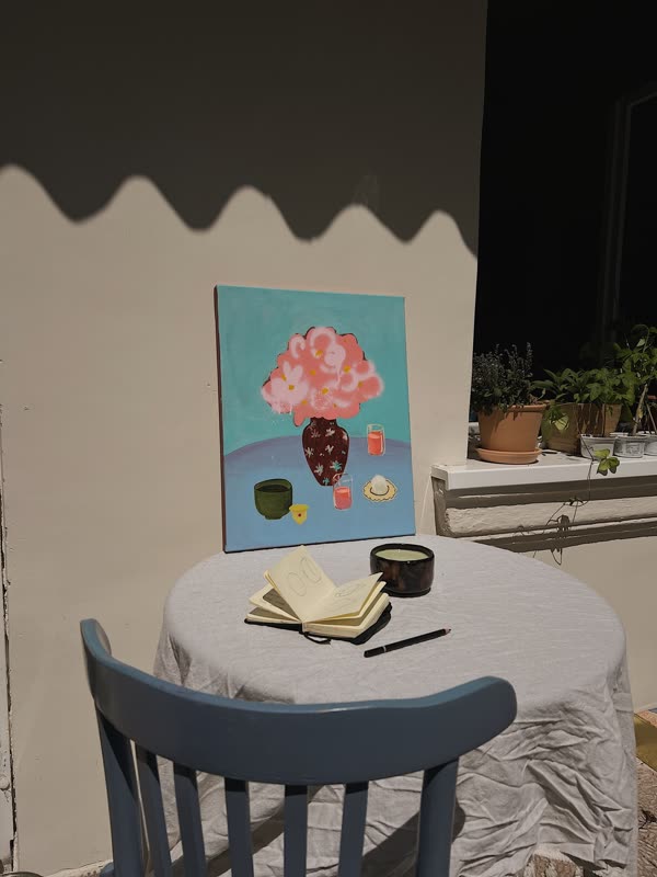 RAINY SPRING STILL LIFE