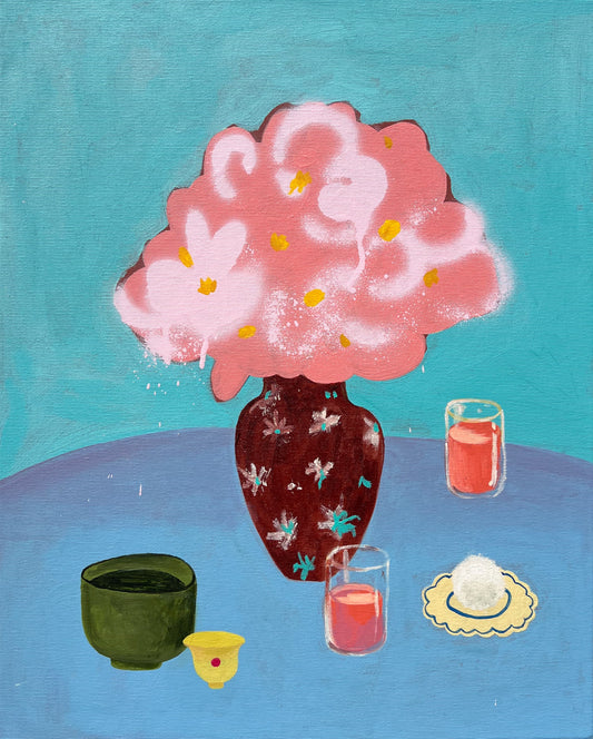 RAINY SPRING STILL LIFE